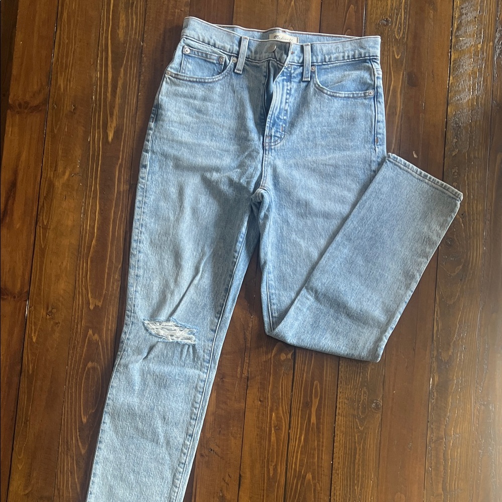 Madewell Light Blue Straight Leg Jeans